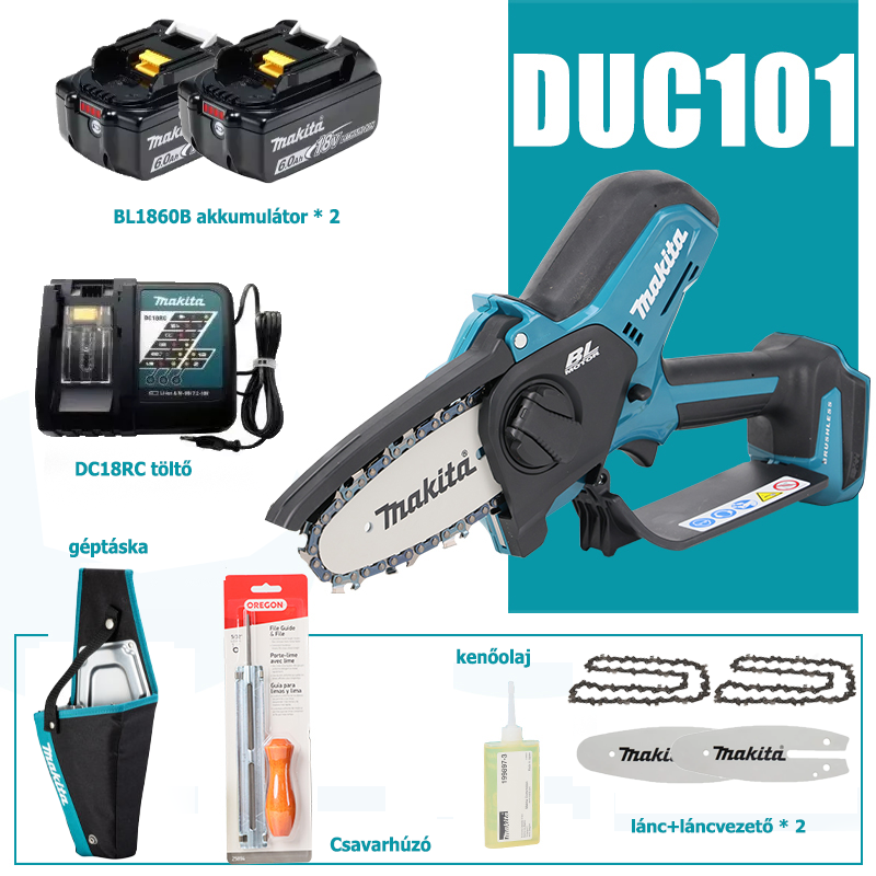 Makita DUC101 +darilo +polnilnik +(Meči+Verige)*2 +akumulator*2